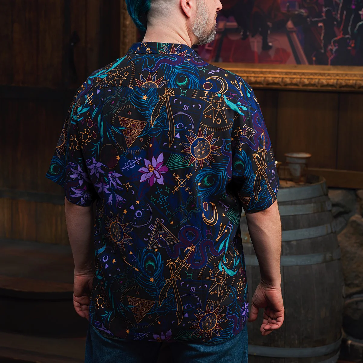 Beauty of Exandria: Creation - Mollymauk Tealeaf Camp Shirt - Image 7