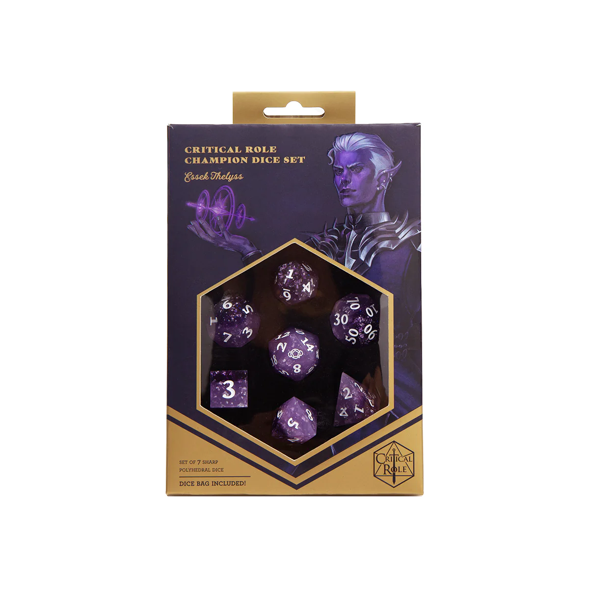 Critical Role Champion Dice Set: Essek Thelyss - Image 2