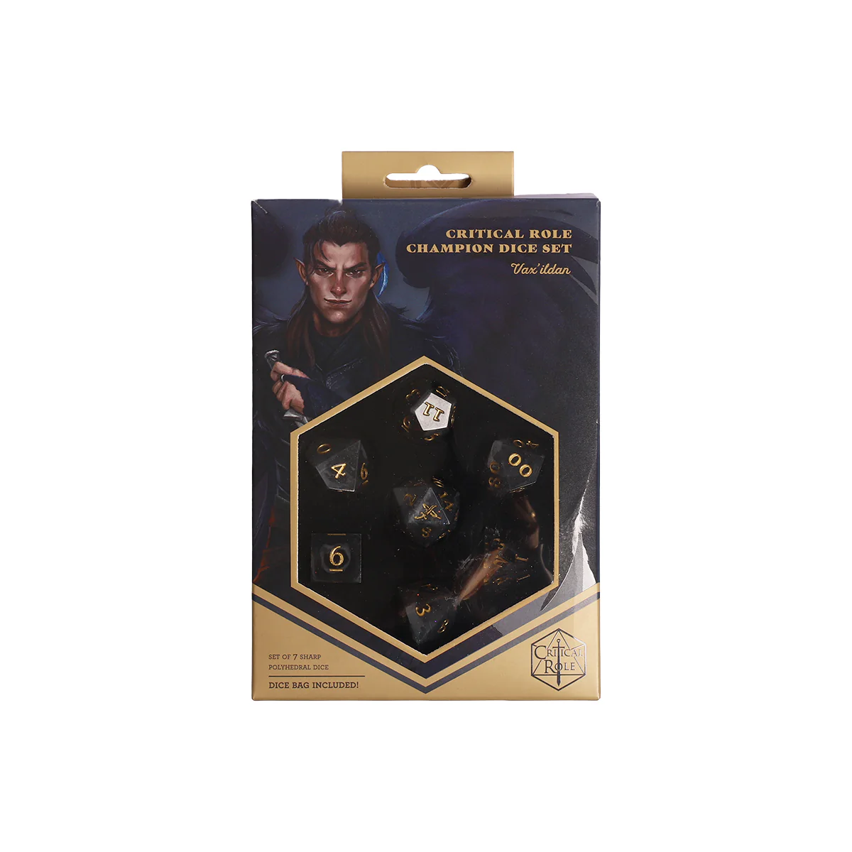 Critical Role Champion Dice Set: Vax’ildan - Image 2