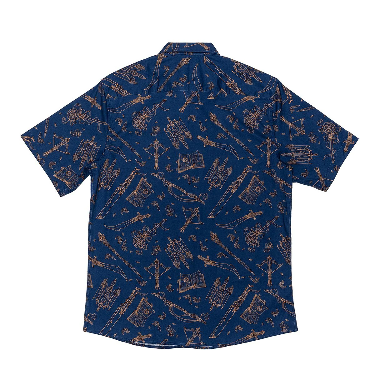Mighty Nein Weapons Button Down Short Sleeve Shirt - Image 2