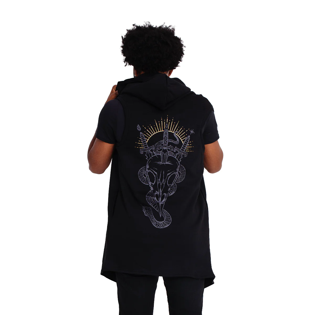 Vox Machina Collection: Vax'ildan Sleeveless Hooded Cardigan